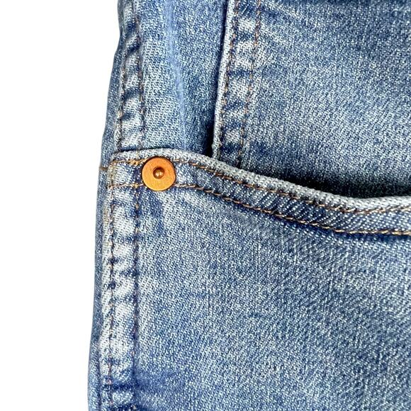 Women's Madewell Medium Wash Stovepipe Style Blue Jeans - 24W - $148 Retail - Picture 4 of 9